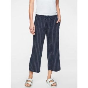 Athleta Stripe Bali Linen Crop